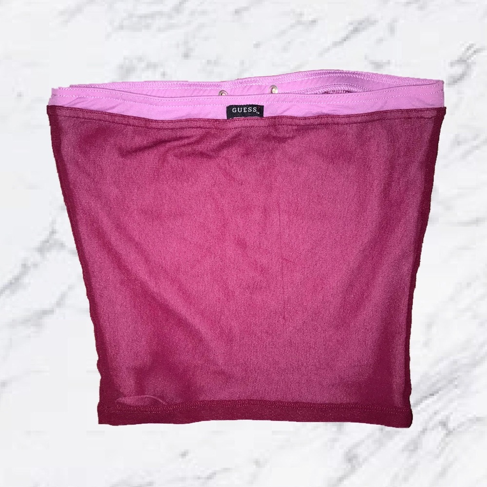 GUESS VINTAGE MESH TUBE TOP